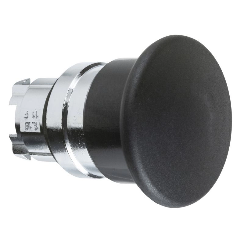 Cabezal tipo hongo metálico negro 40mm
